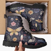 CottageCore Lace up Boots - Floral ForestCore Boots (JPCC1)
